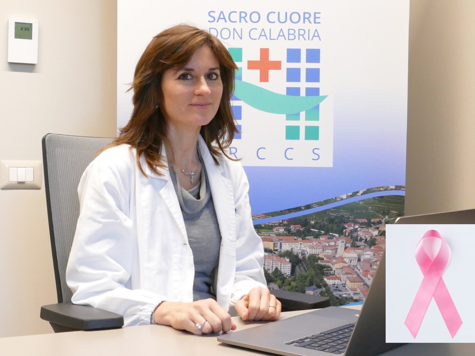 dottoressa Valeria Viassolo, genetista oncologadell'IRCCS Ospedale Sacro Cuore Don Calabria